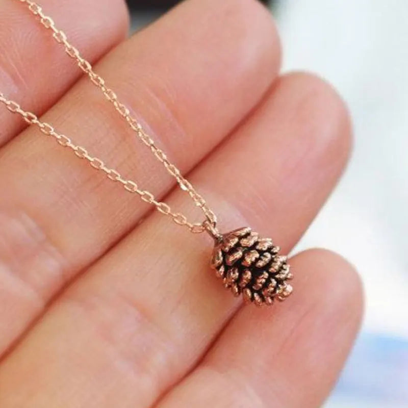 Pine Cone Pendant - Vintage Style