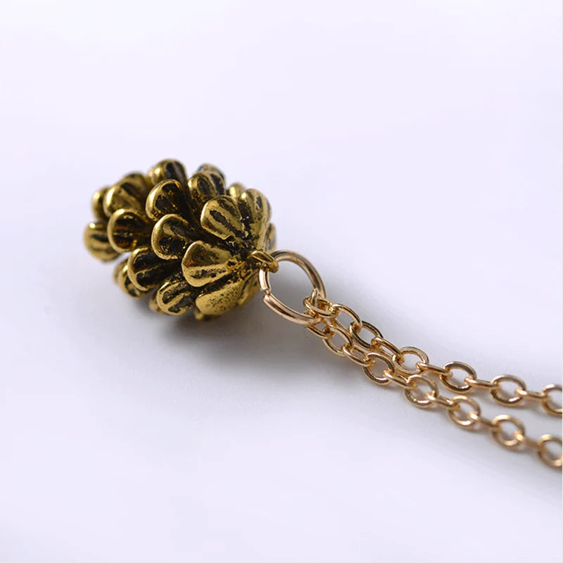 Pine Cone Pendant - Vintage Style