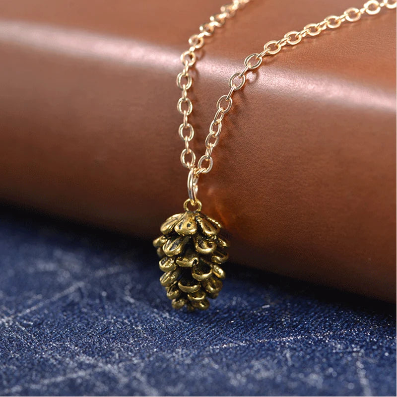 Pine Cone Pendant - Vintage Style