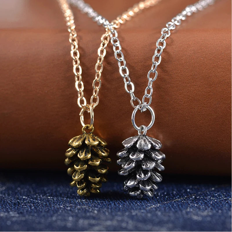 Pine Cone Pendant - Vintage Style