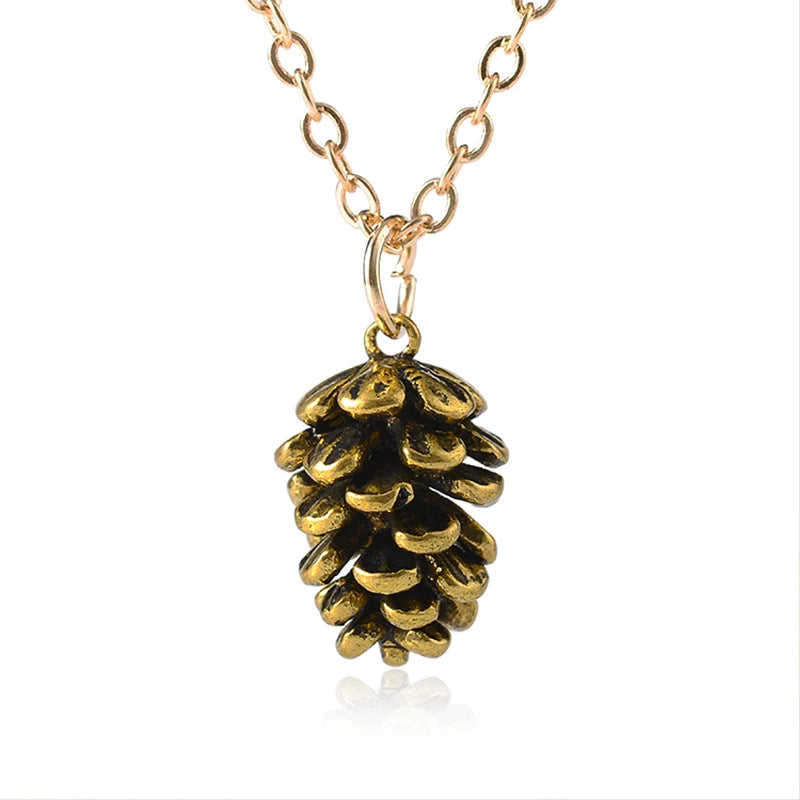 Pine Cone Pendant - Vintage Style