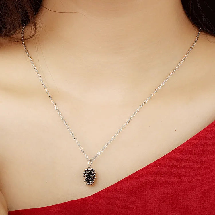 Pine Cone Pendant - Vintage Style
