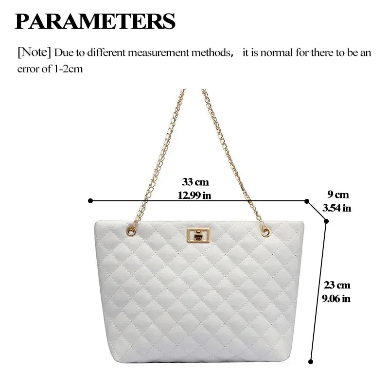 City Chic – Quilted Chain Crossbody