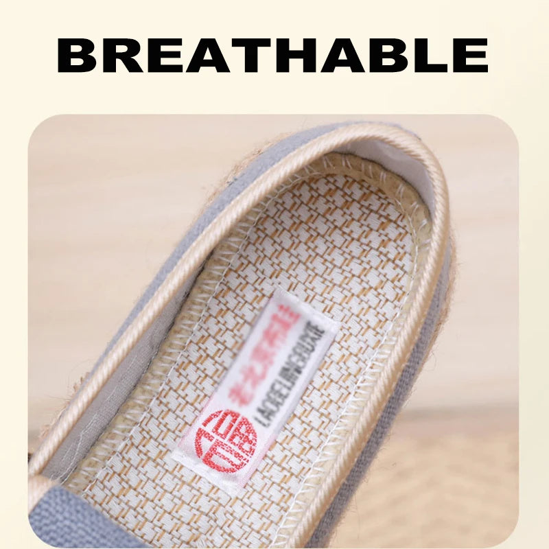 The Petal Pacers – Embroidered Slip-On Flats