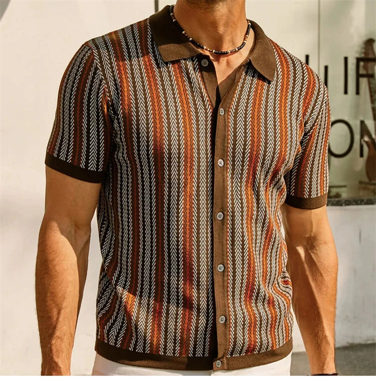 The Montair – Retro-Inspired Button Knit