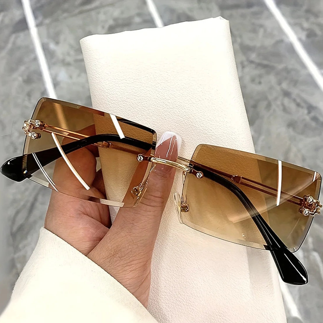 The Sculpted Edge - Frameless Sunglasses