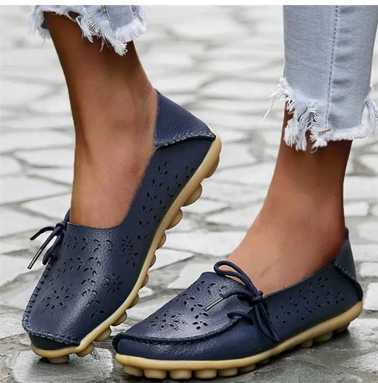 The Lioras – Hand-Cut Leather Loafers