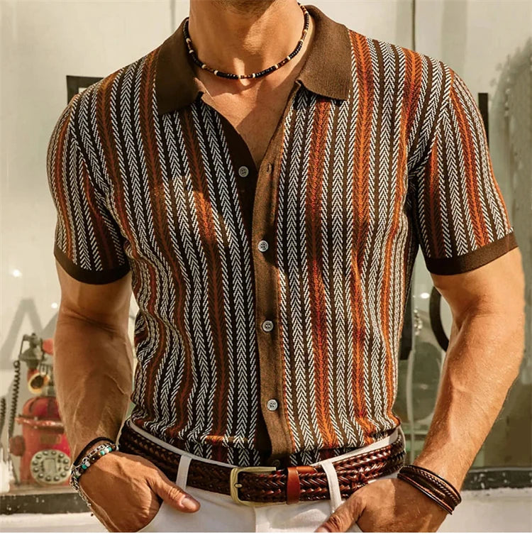 The Montair – Retro-Inspired Button Knit