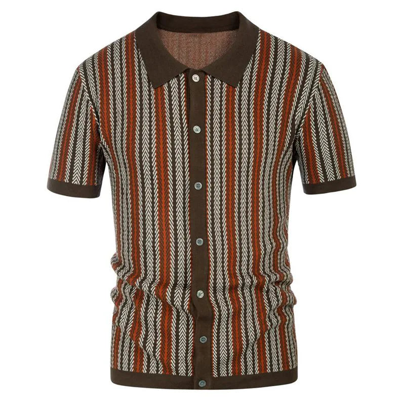 The Montair – Retro-Inspired Button Knit