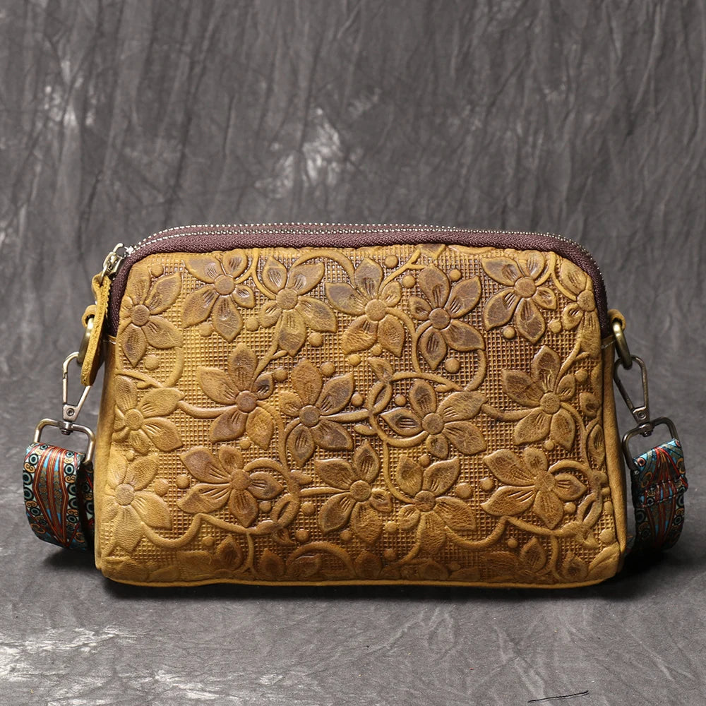 Prairie Soul | Embossed Leather Bag