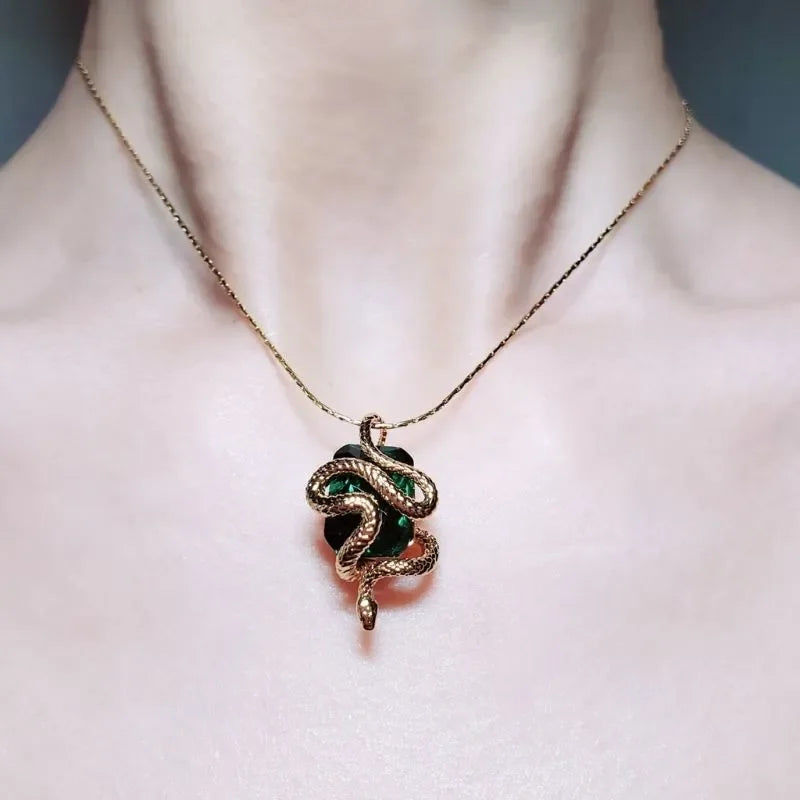 Serpent & Stone - Slytherin Style Necklace