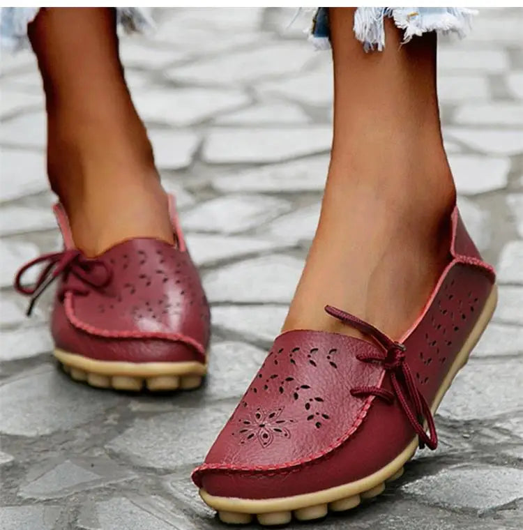 The Lioras – Hand-Cut Leather Loafers