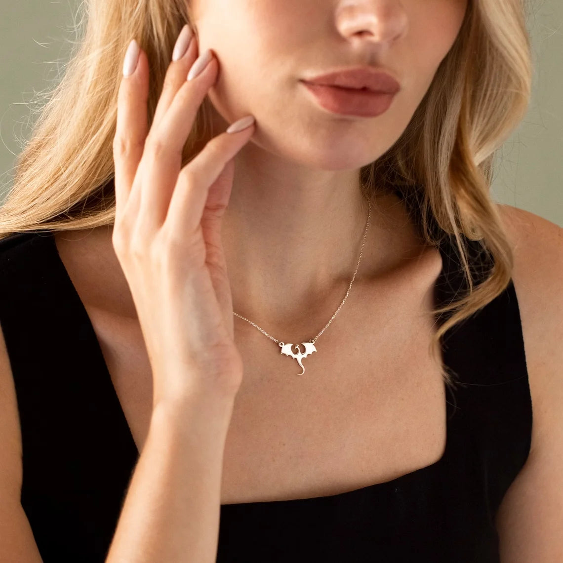 Fireborn – Dragon Pendant Necklace by Jora