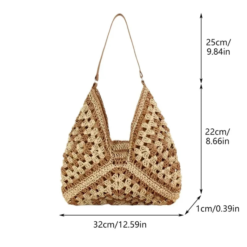 Woven Wanderer – Durable Shoulder Tote by Jora