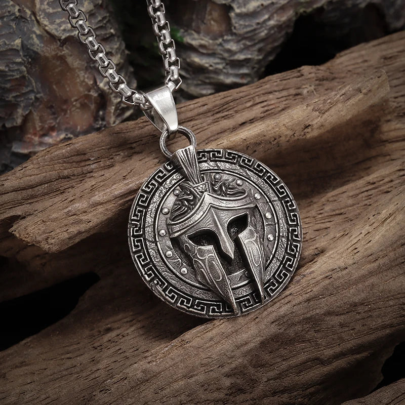 The Spartan – Warrior Pendant Necklace