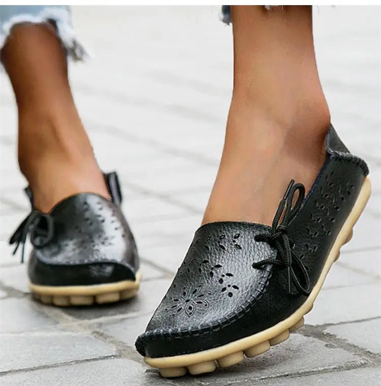 The Lioras – Hand-Cut Leather Loafers