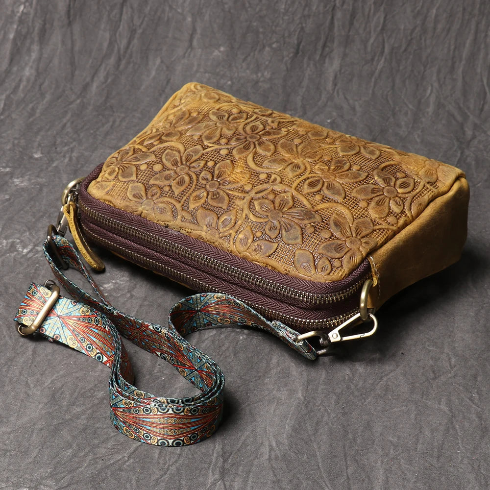 Prairie Soul | Embossed Leather Bag