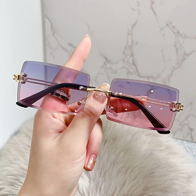 The Sculpted Edge - Frameless Sunglasses