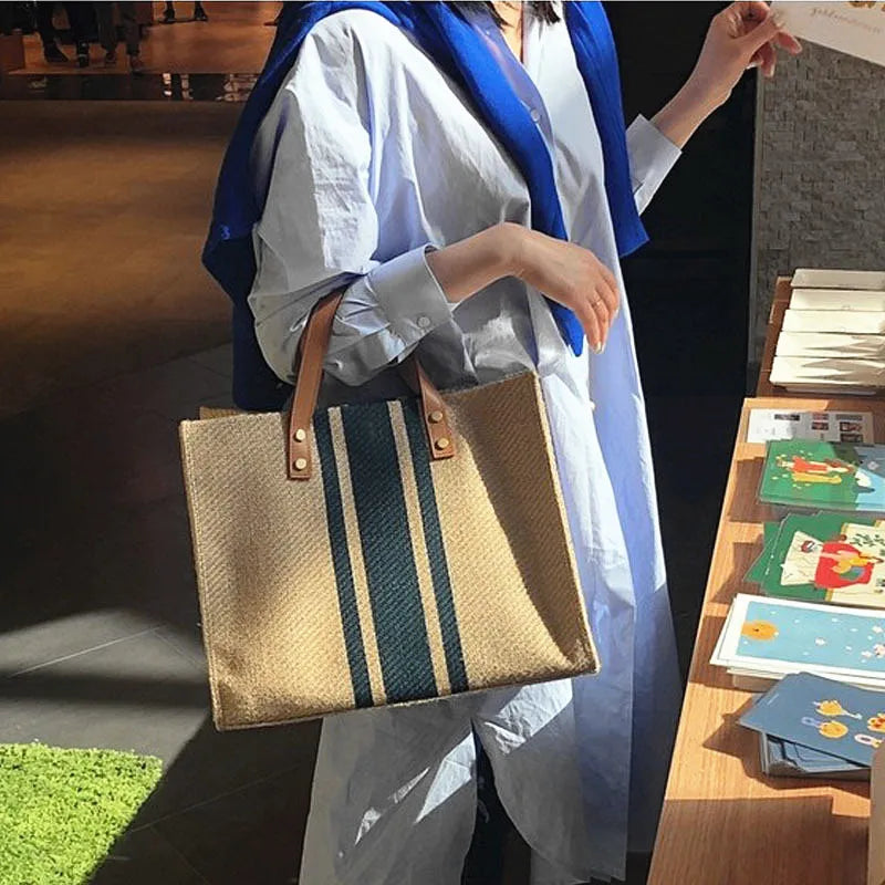 Classic Canvas Bucket Bag