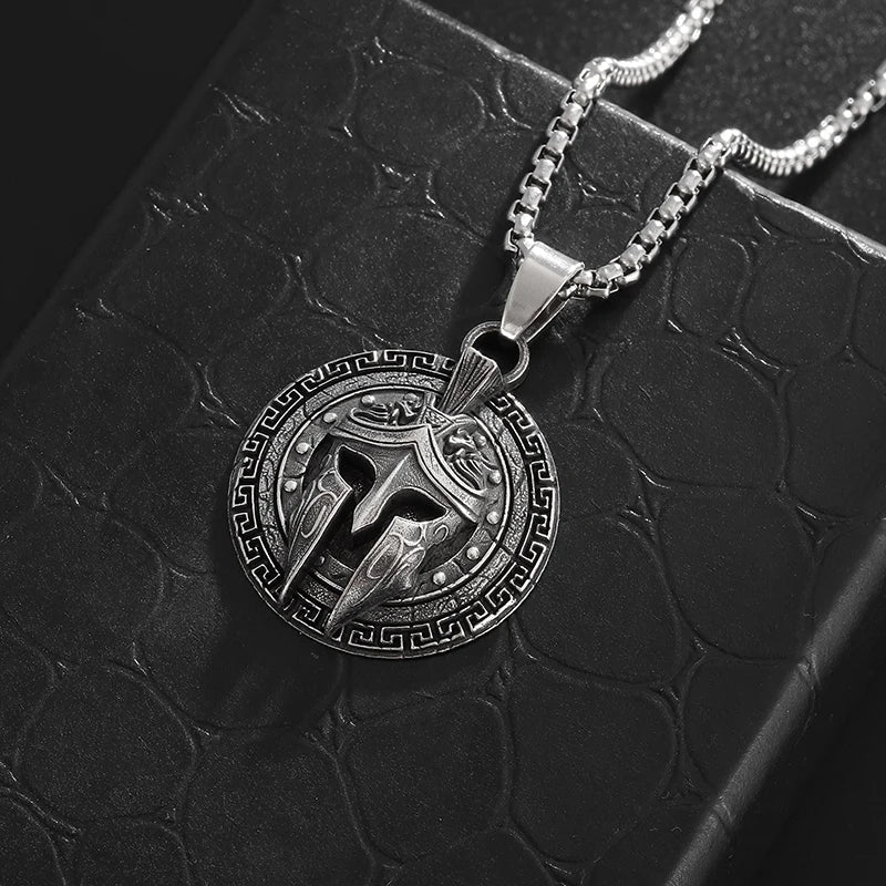 The Spartan – Warrior Pendant Necklace
