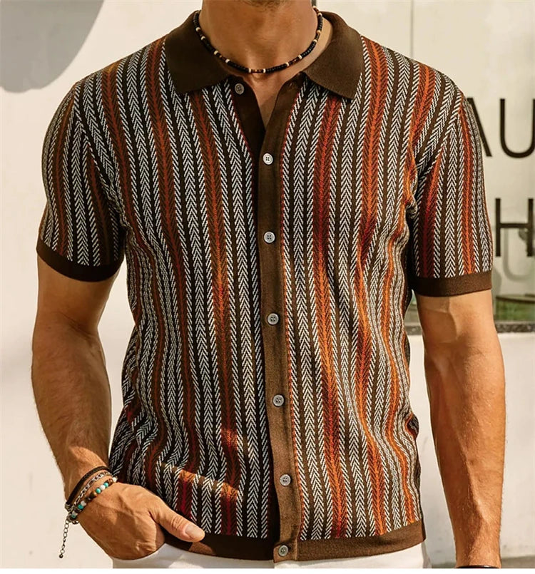 The Montair – Retro-Inspired Button Knit