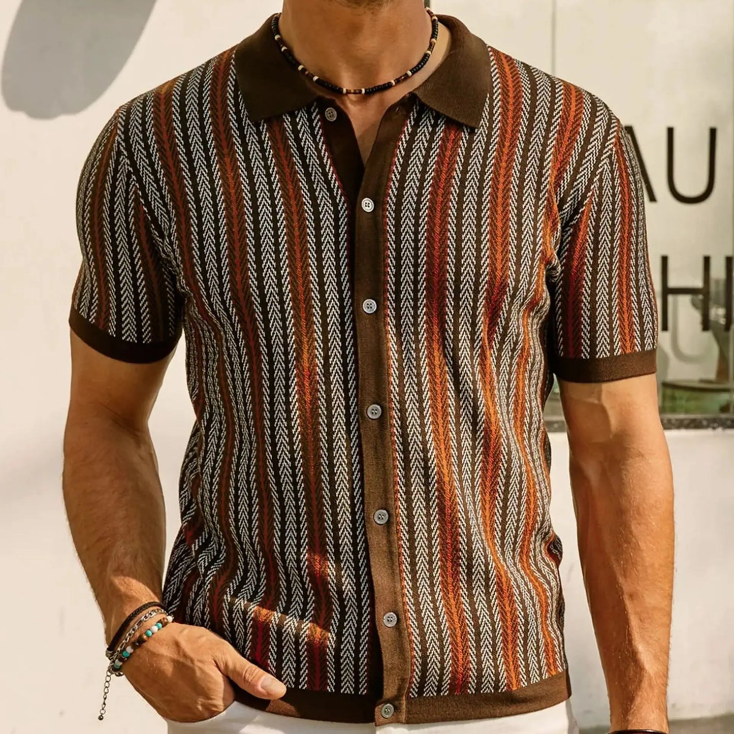 The Montair – Retro-Inspired Button Knit