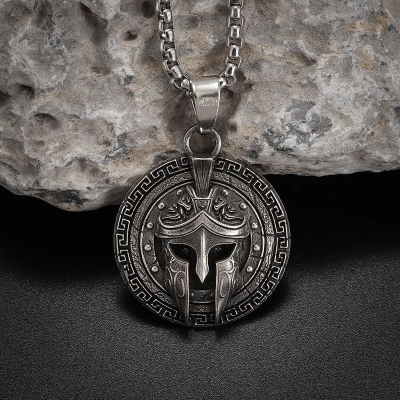 The Spartan – Warrior Pendant Necklace