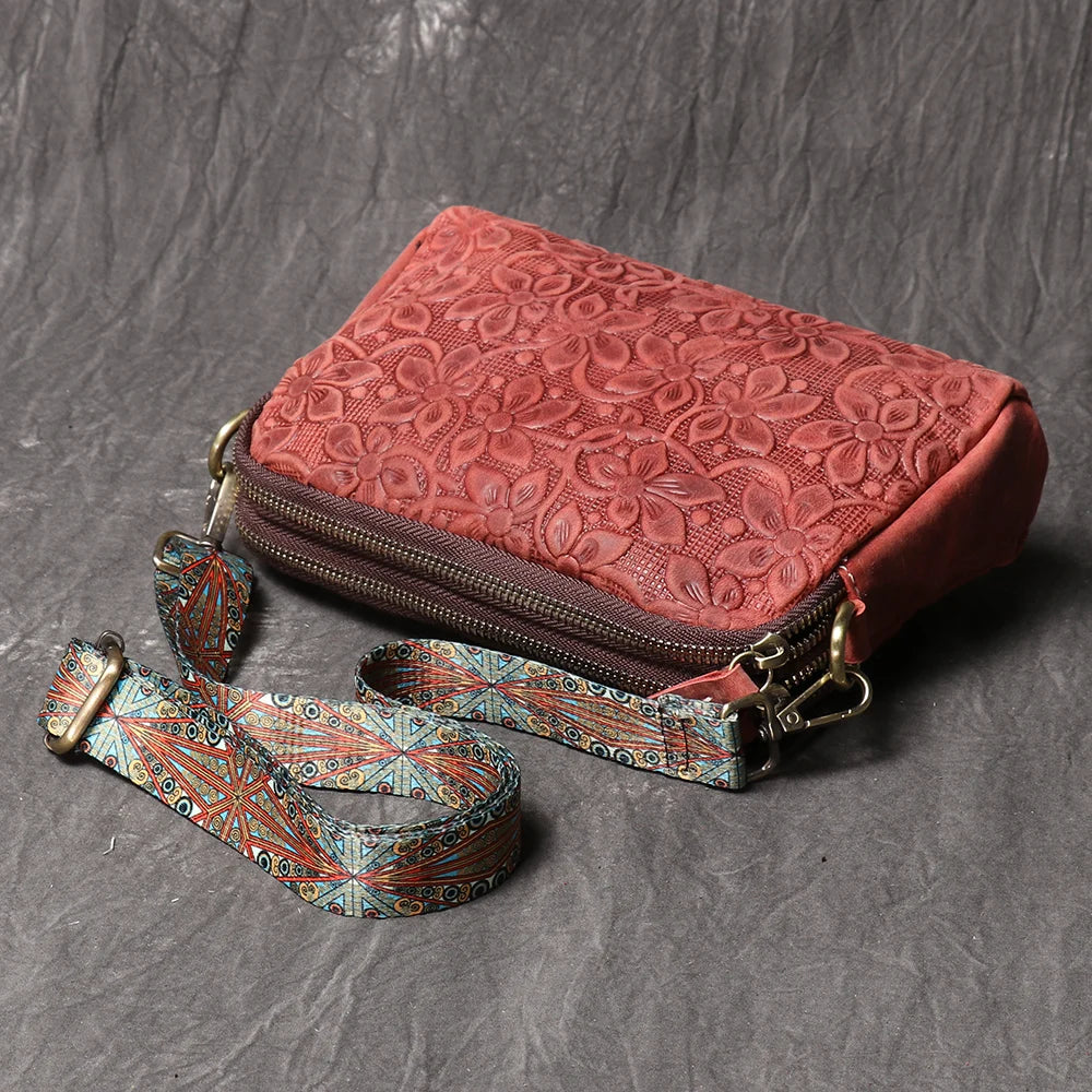 Prairie Soul | Embossed Leather Bag