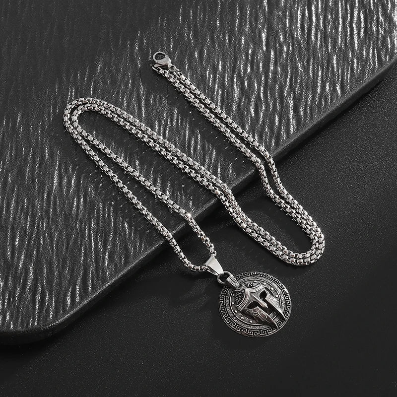 The Spartan – Warrior Pendant Necklace