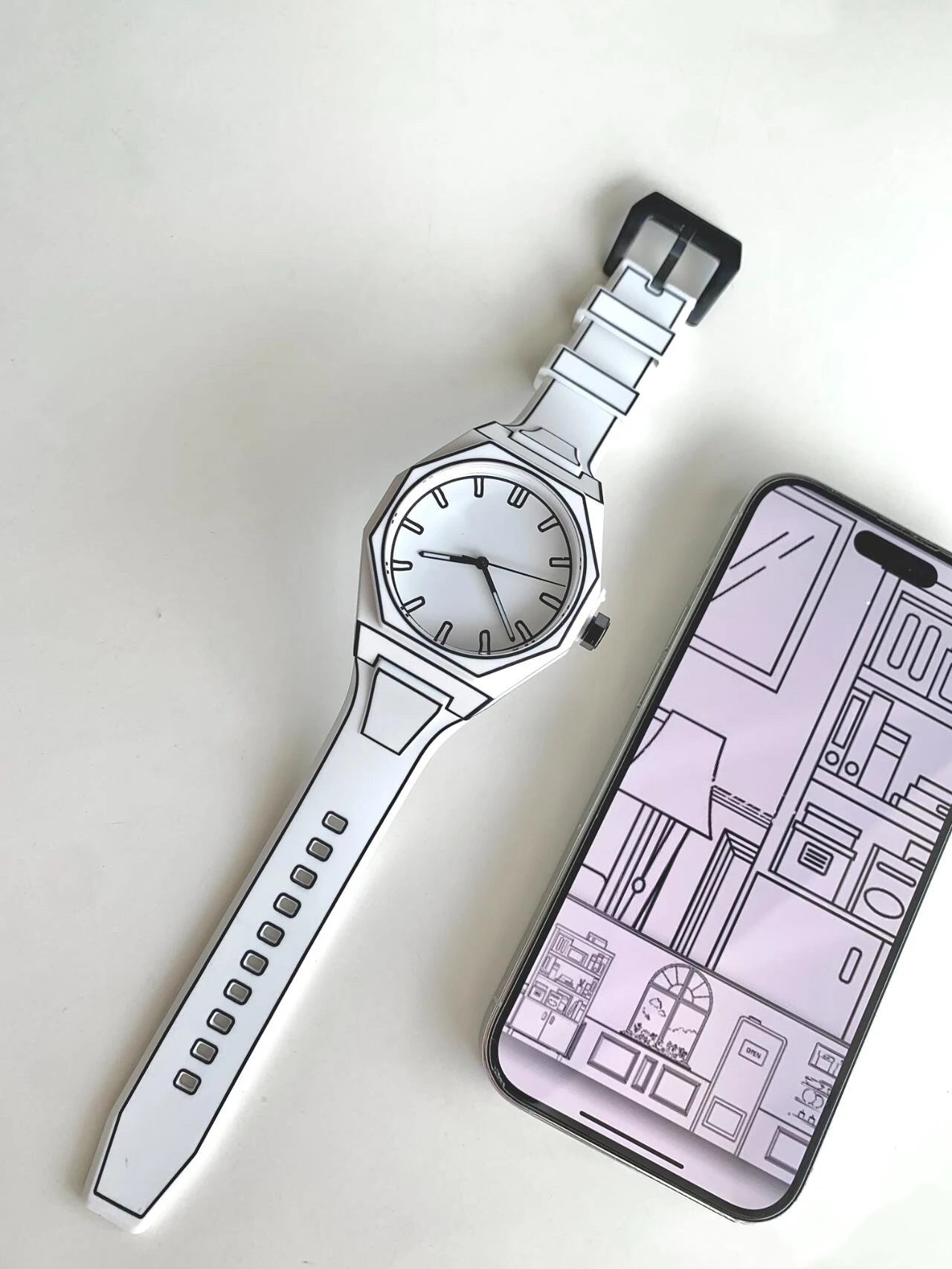 The Monocline – Designer Sketch Watch
