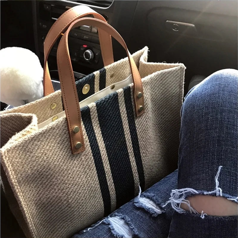 Classic Canvas Bucket Bag
