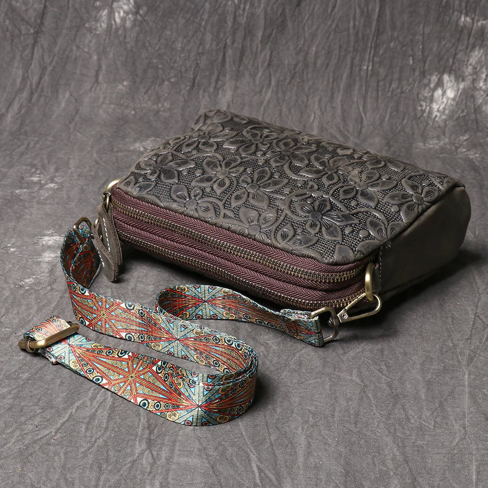 Prairie Soul | Embossed Leather Bag