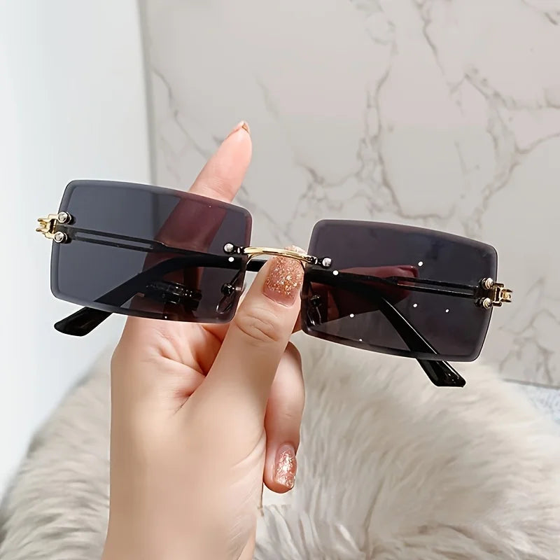 The Sculpted Edge - Frameless Sunglasses