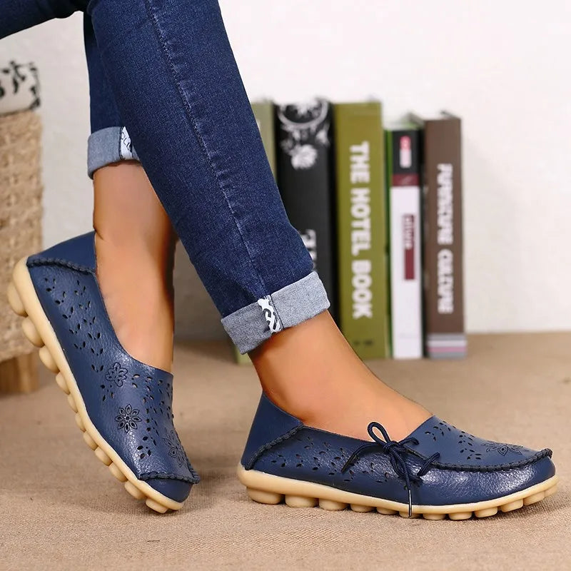 The Lioras – Hand-Cut Leather Loafers