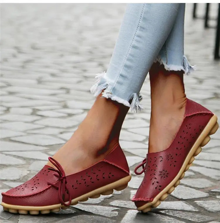 The Lioras – Hand-Cut Leather Loafers