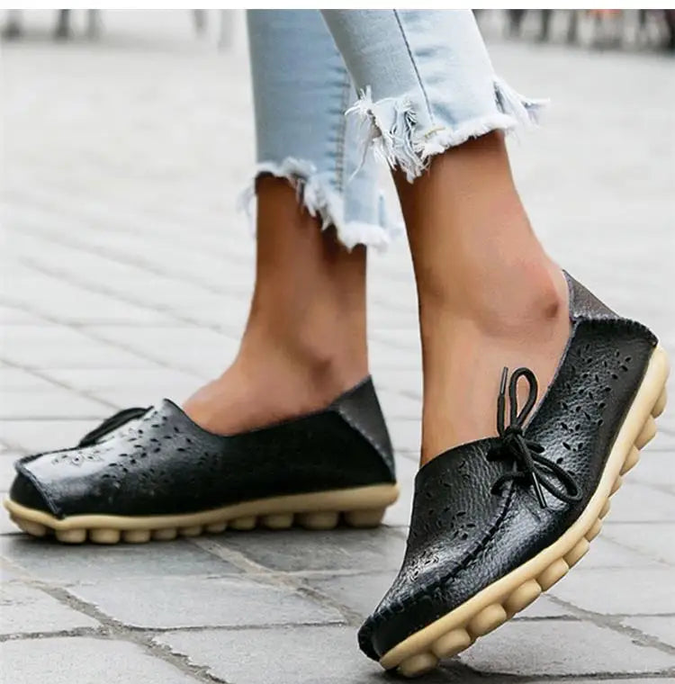 The Lioras – Hand-Cut Leather Loafers