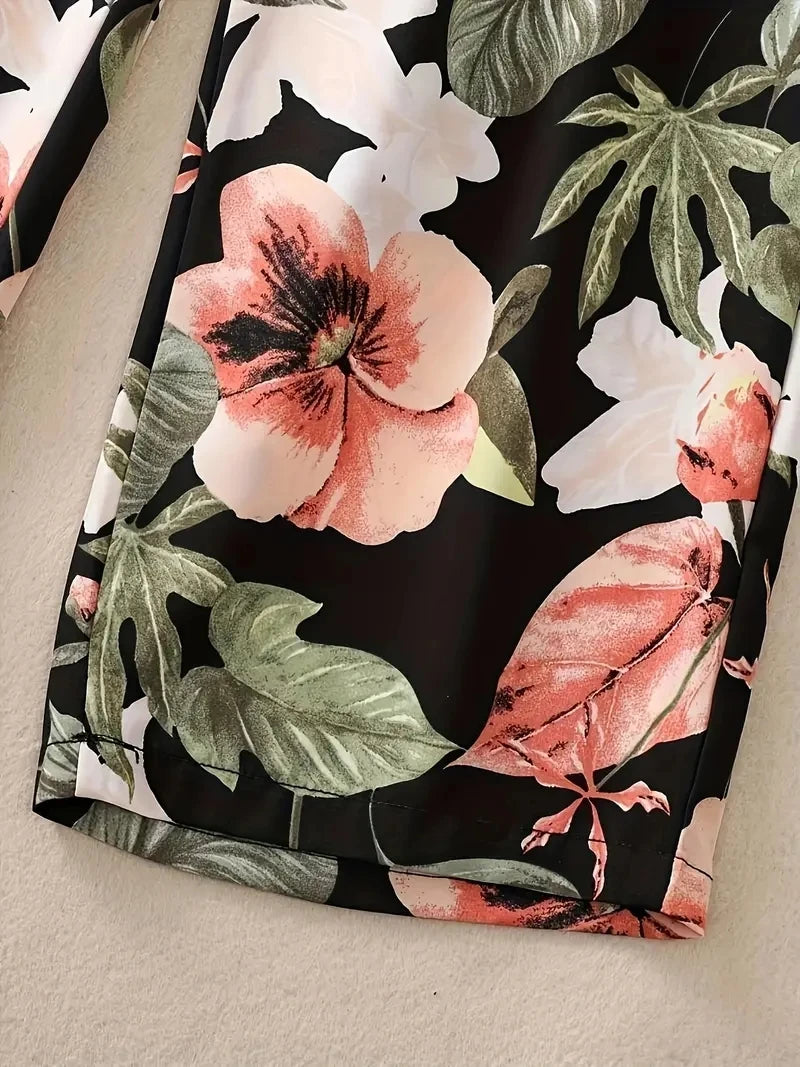 The Palm Breeze – High Waisted Wide Leg Pants