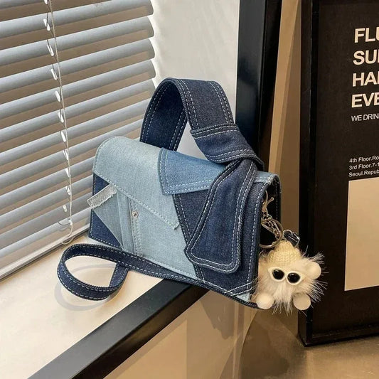 All-Day Denim - Quilted Denim Bag
