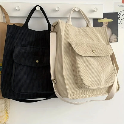 Corduroy Rambler – A Timeless Tote