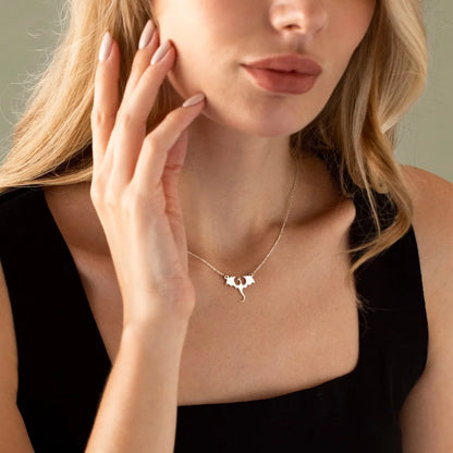 Fireborn – Dragon Pendant Necklace by Jora