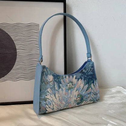 The Eden Bloom - Vintage Floral Shoulder Bag