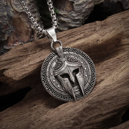 The Spartan – Warrior Pendant Necklace