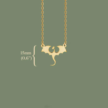 Fireborn – Dragon Pendant Necklace by Jora