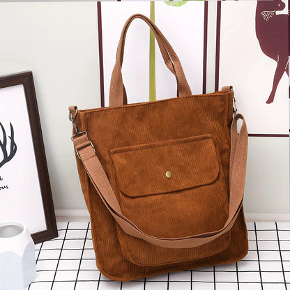 Corduroy Rambler – A Timeless Tote