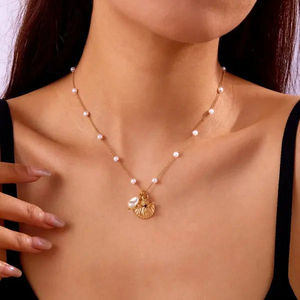 Ocean Opus - Gilded Sea Charm Necklace