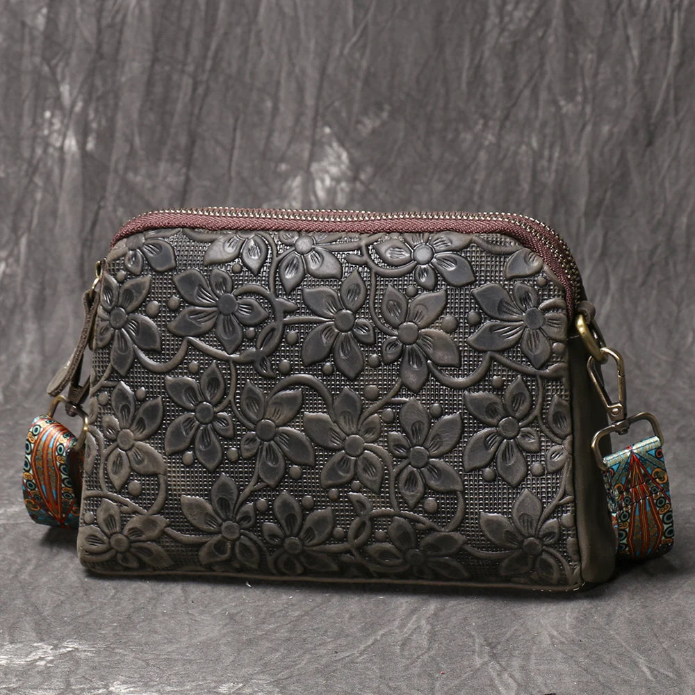 Prairie Soul | Embossed Leather Bag