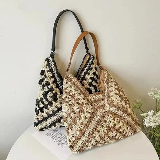Woven Wanderer – Durable Shoulder Tote by Jora