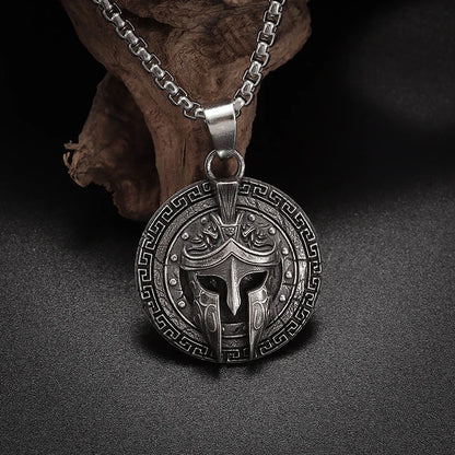 The Spartan – Warrior Pendant Necklace
