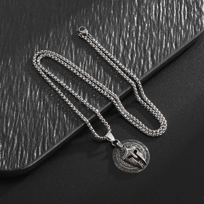 The Spartan – Warrior Pendant Necklace