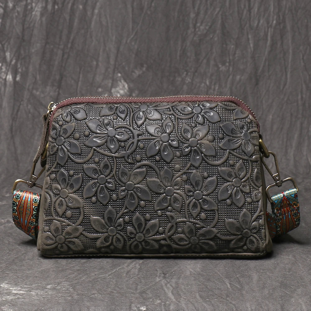 Prairie Soul | Embossed Leather Bag